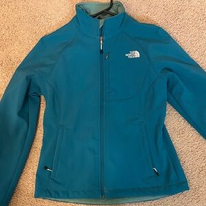 The North Face Women's Apex Bionic Soft Shell Jacket, Teal, size M